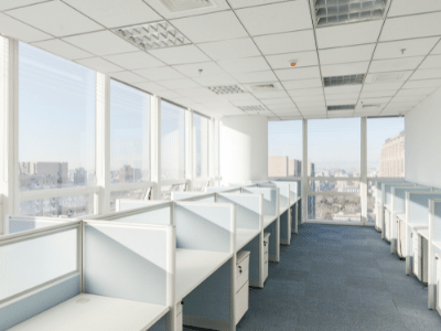 window cleaning - cubicles - importance of natural light